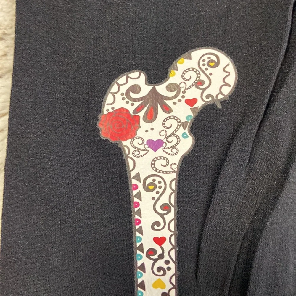NWT! Day Of The Dead tights Halloween skeleton Dia De Los Muertos trick or treat